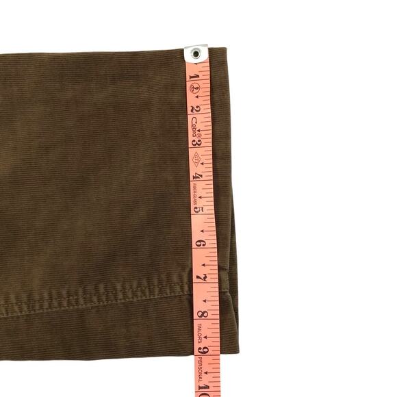 J.CREW Factory Corduroy Bootcut Pants Women 8S Brown VTG Straight Retro Gorpcore - Picture 12 of 12